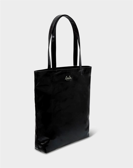 Tova Tote Coated Canvas Taske - Black